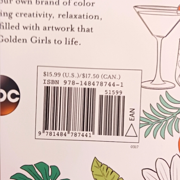 Golden Girls Adult Coloring Book - Picture 3 of 7